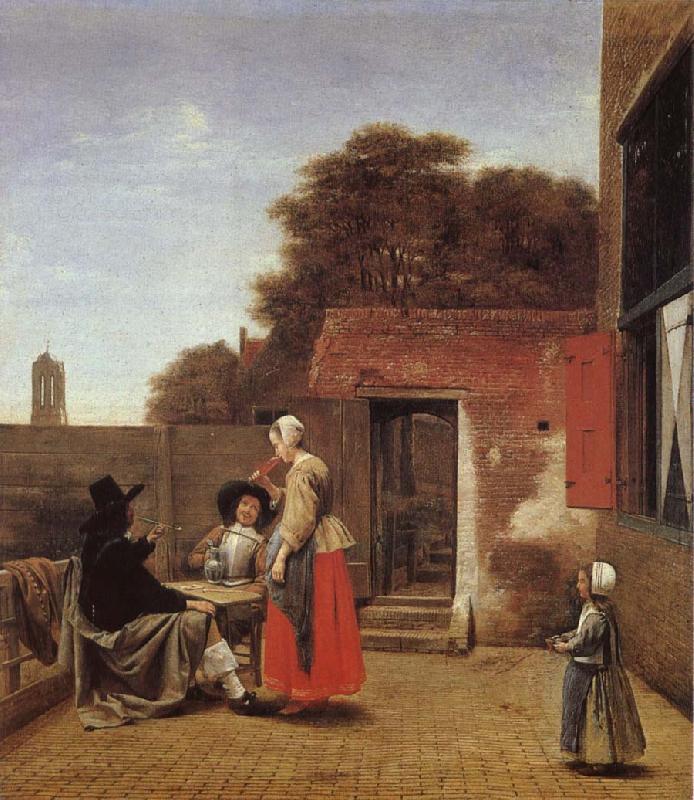 Pieter de Hooch Dutch gard
